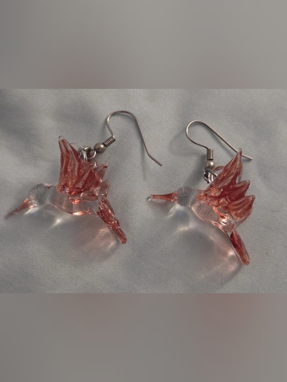 Hummingbird Earrings Glass